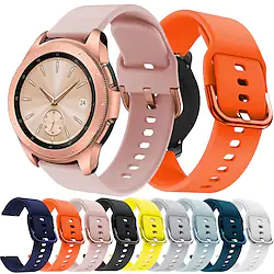 Smartwatch Band for Samsung Galaxy Watch 4 Band 40mm 44mm/Watch 4 Classic 42mm 46mm/Watch Active 2 40mm 44mm/Watch 3 41mm/Watch 42mm Band Fashion Soft comfortable Silicone Wrist Strap 20mm Lightinthebox