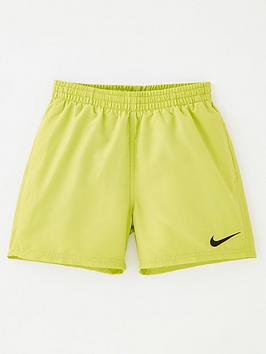 Boys, Nike Essential Lap 4" Volley Swim Short - Green, Green, Size S=8-9 Years