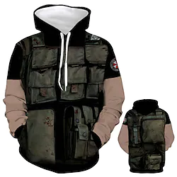 Inspired by Resident Evil Village Hoodie Cartoon Manga Anime Street Style Hoodie For Men's Women's Unisex Adults' 3D Print 100% Polyester Lightinthebox