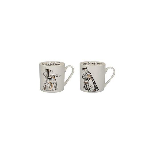 Victoria And Albert Alice In Wonderland Set of 2 His And Hers Can Mugs