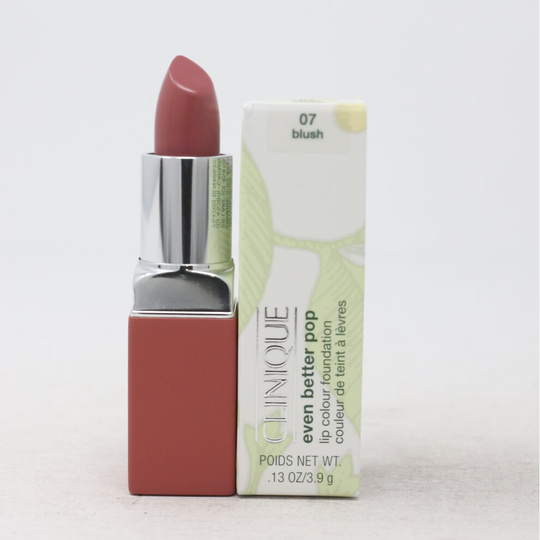 (07 Blush) Clinique Even Better Pop Lip Colour Foundation 0.13oz/3.9g New With Box