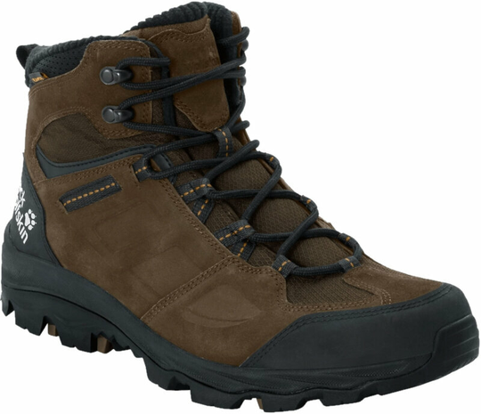 Jack Wolfskin Mens Outdoor Shoes Vojo 3 WT Texapore Mid Brown/Phantom 40