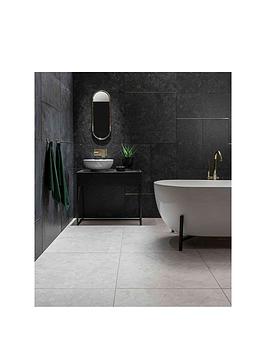 Topps Tiles Solo Black 80Cm X 80Cm (Box Of 2 Tiles)