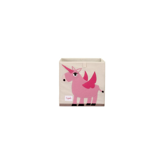 3 Sprouts Storage Box - Unicorn