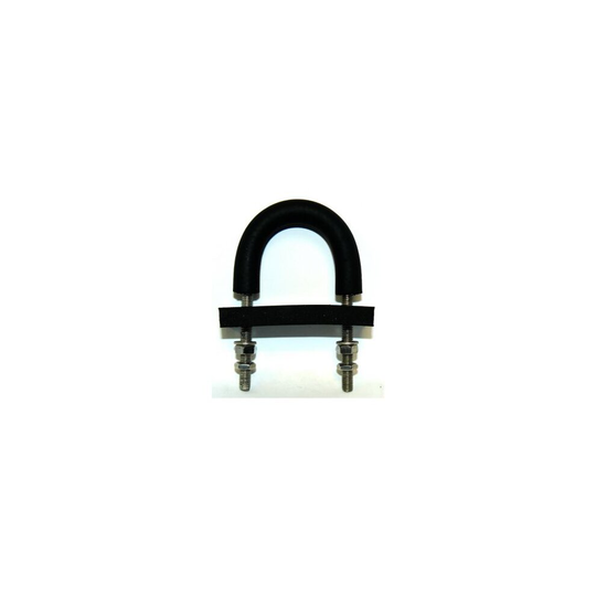 Insulating Rubber Lined U-bolt and Backing pad 29 mm ID (suit 20 mm NB pipe)-T316 SS