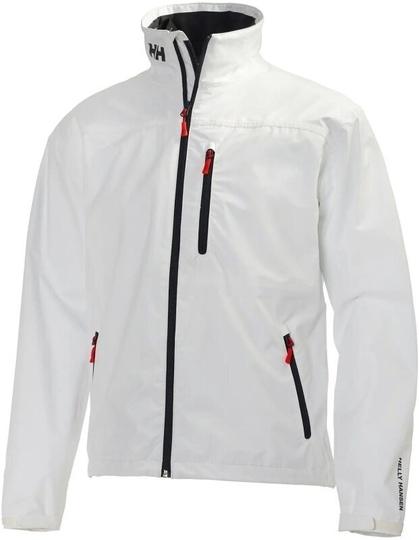 Helly Hansen Men's Crew Sailing Jacket Sailing Jacket White XL
