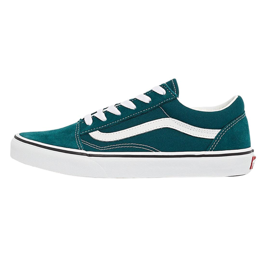 Vans Kids Old Skool Skate Shoes - (Color Theory) Deep Teal