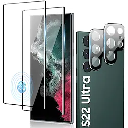 [22Pack] Phone Screen Protector For Samsung S22 S21 S20 S10 Plus Ultra Front Screen Protector Tempered Glass High Definition (HD) 9H Hardness Scratch Proof Phone Accessory Lightinthebox
