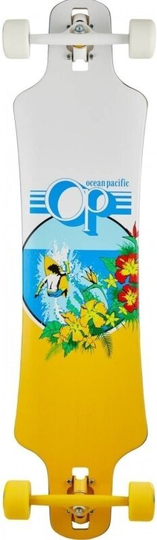 Ocean Pacific Drop Through 39'' Longboard Complete White