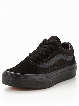 Vans Childrens Old Skool Trainers - Black