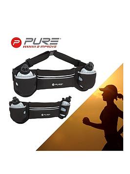 Pure2Improve Running Belt With Bottles - Black