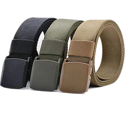 Men's Military Tactical Belt Breathable Wearable Heavy Duty for Solid Colored Nylon Spring Summer Autumn Lightinthebox