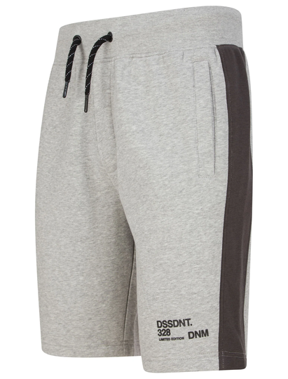 Jogger Shorts Thurlow Cotton Blend Jogger Shorts With Rear Zip Pocket in Light Grey Marl - Dissident / S - Tokyo Laundry