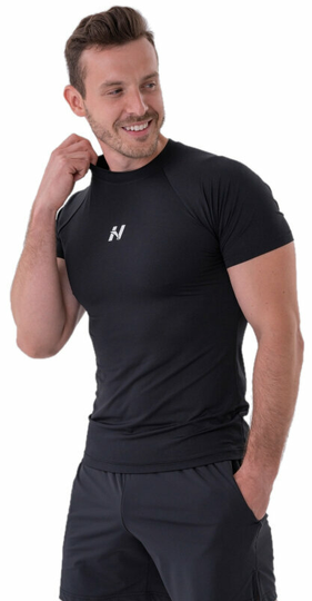 Nebbia Functional Slim-fit T-shirt Black XL