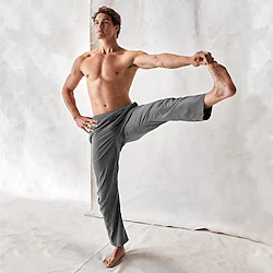 Men's Blend Side Pockets Drawstring Pants / Trousers Quick Dry Moisture Wicking Gray khaki Almond Casual Sports Activewear Loose Lightinthebox