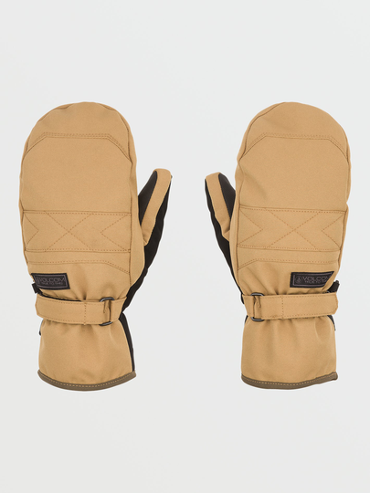 Women's Volcom Peep Gore-Tex Mittens - Caramel