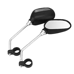 Rear View Mirror Handlebar Bike Rear View Mirror Adjustable 360°Rolling / Rotatable Universal Cycling Bicycle motorcycle Bike Plastics Stainless Steel 2 pcs Road Bike Mountain Bike MTB Folding Bike Lightinthebox