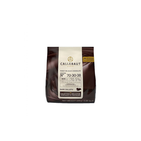 Callebaut Finest Belgian Chocolate Dark Extra Bitter 70.5% - 400g