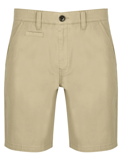 Shorts Scotch Cotton Twill Chino Shorts with Stretch In Stone - South Shore / S - Tokyo Laundry