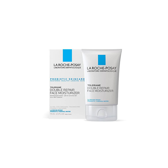 La Roche-Posay Toleriane Double Repair Face Moisturizer, Daily Moisturizer Face Cream with Ceramide and Niacinamide for All Skin Types, Oil Free, Frag