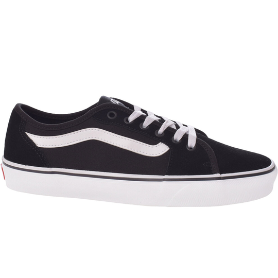 (8.5 UK, Black/White) Vans Mens Filmore Decon Low Top Casual Canvas Trainers Sneakers Shoes