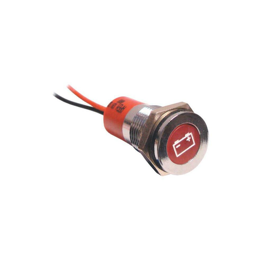 CAR VAN BATTERY WARNING LED INDICATOR UNIT LIGHT CAR PROJECT PANEL DASH LAMP