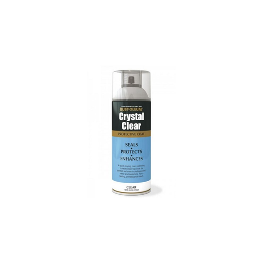 Rust-Oleum AE0040002E8 Crystal Clear Semi Gloss Protective Top Coat 400ml