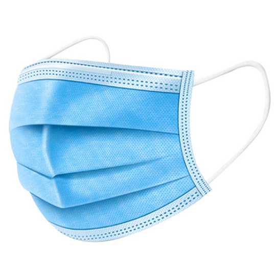(500) 50 x Disposable Face Masks 3ply Supplied in a SEALED BOX pack of 50 Triple Ply