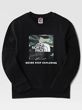 THE NORTH FACE Kids Box Crew - Black, Black, Size Xs=6 Years, Women