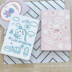 Tablet Case Cover For Apple iPad 10.2'' 9th 8th 7th iPad Air 5th 4th iPad mini 6th iPad Pro 12.9'' with Stand Dustproof Shockproof Cartoon PU Leather Lightinthebox