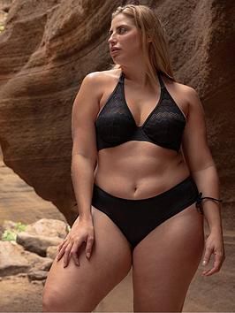 DORINA Kubah Bikini Top - Black, Black, Size 36D, Women
