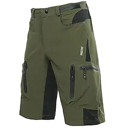 Arsuxeo Men's Cycling MTB Shorts Bike Shorts Bike Shorts Baggy Shorts Relaxed Fit Mountain Bike MTB Road Bike Cycling Sports Breathable Quick Dry Waterproof Zipper Black / Orange Dark BlueBlack Lightinthebox