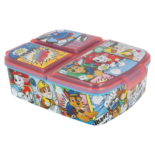 New Design Paw Petrol 3 Compartment Sandwich Lunch Box School