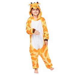 Kid's Kigurumi Pajamas Nightwear Camouflage Unicorn Pika Pika Solid Colored Onesie Pajamas Cosplay For Boys and Girls Christmas Animal Sleepwear Cartoon Festival / Holiday Costumes / Leotard / Onesie Lightinthebox