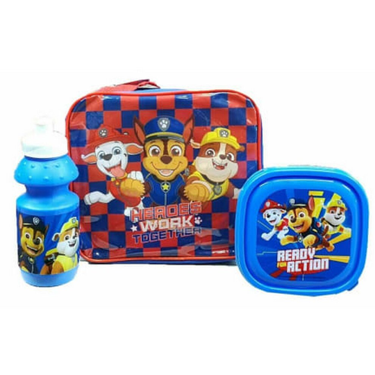 PAW Patrol Children/Kids Heroes Work Together Lunchbox Set (3 Piece)