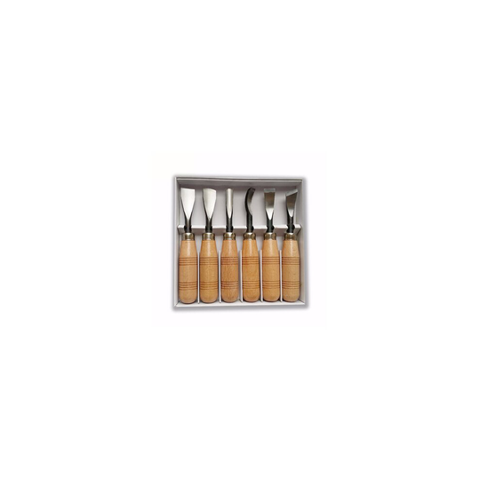 6pcs Professional Wood Carving Tools Kit Woodworking Craft Chisel Hand