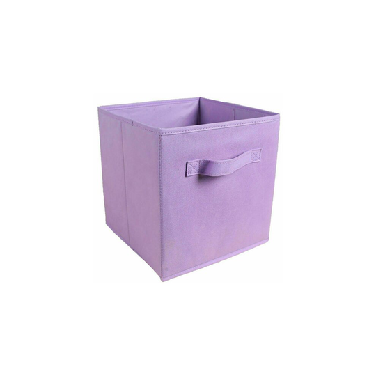 (Purple) 4X Foldable Storage Collapsible Box Home Clothes