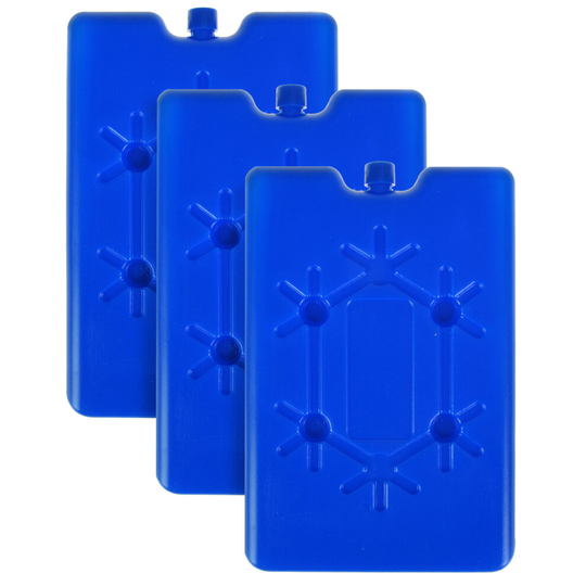 3pc Reusable Ice Pack Freezer Block Travel Cool Box Bag Picnic
