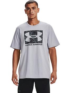 Under Armour Training Abc Camo Boxed Logo Short Sleeve T-Shirt - Grey