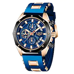 LIGE Quartz Watch Steel Band Watches for Men's Men Analog Quartz Modern Style Waterproof Day Date Metal Stainless Steel / One Year Lightinthebox
