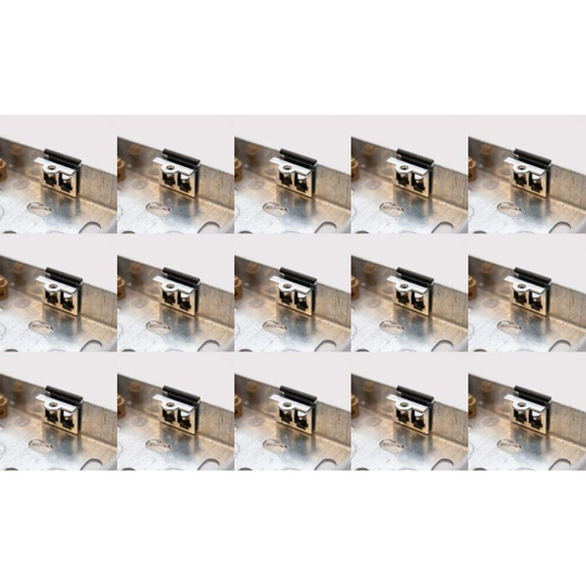 (Back Box Repair Clips Replace Damaged Threads x15) Back Box Repair Clips Replace Damaged Threads