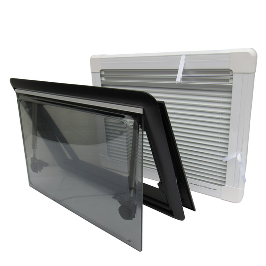 Caravan Replacement Window With Blind 1450mm x 550mm (Motorhome RV)