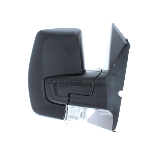 Ford Transit Custom Van 2012-> Manual Wing Door Mirror Drivers Side Black Cover