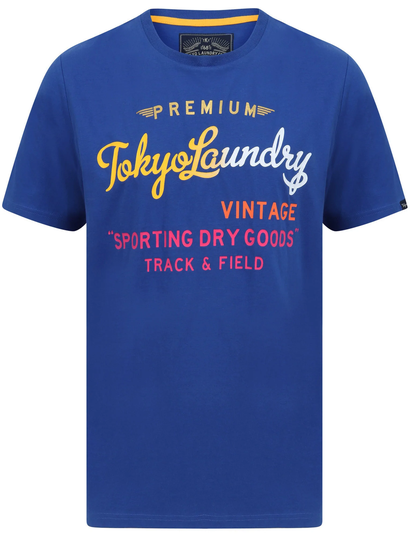 T-Shirts Candyshop Ombre Motif Cotton Jersey T-Shirt In Sea Surf Blue - Tokyo Laundry / M - Tokyo Laundry
