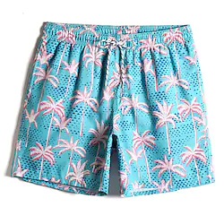 Men's Swim Shorts Swim Trunks Board Shorts Drawstring Elastic Waist Graphic Comfort Breathable Short Casual Holiday Beach Streetwear Stylish BlackGrey White Blue Lightinthebox