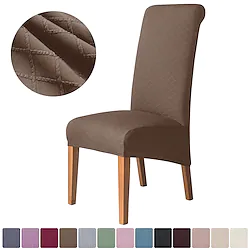 Dining Chair Covers Stretch Chair Covers Spandex Chair Slipcover for Dining Room Grey Color, XL/Oversized Lightinthebox