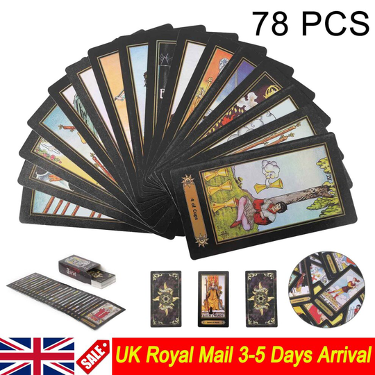 78 Cards Waite Rider Tarot Card Deck Vintage Colorful Box Future for Beginners