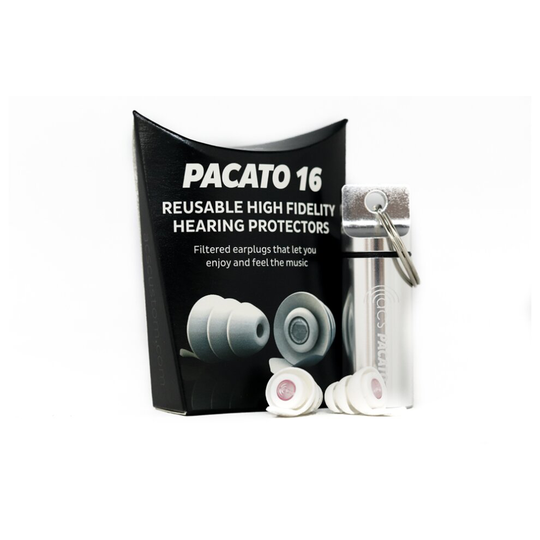 Pacato 16 Reusable High Fidelity Hearing Protectors Ear Plugs by ACS