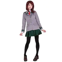 Inspired by Cosplay My Hero Academia Boko No Hero My Hero Academia / Boku No Hero Uniforms Ochaco Uraraka Momo Yaoyorozu Anime Cosplay Costumes Japanese Cosplay Suits School Uniforms JK Patchwork Lightinthebox