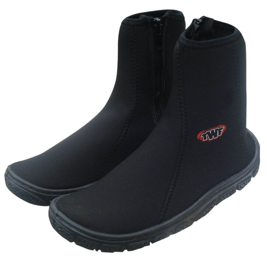 (3 / 36) TWF Neoprene Zipped Aqua Wetsuit Boots - 3mm
